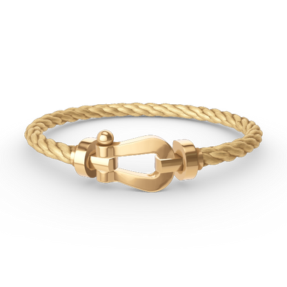 [Glow Muse]FORCE LARGE HORSESHOE NO DIAMOND BRACELET GOLD