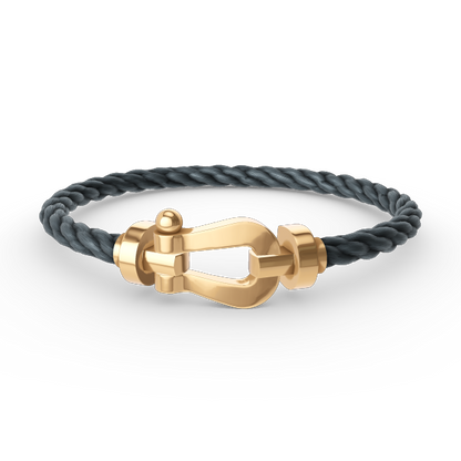 [Glow Muse]FORCE LARGE HORSESHOE NO DIAMOND BRACELET GOLD