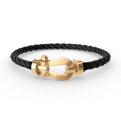 [Glow Muse]FORCE LARGE HORSESHOE NO DIAMOND BRACELET GOLD