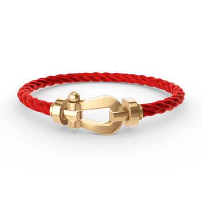 [Glow Muse]FORCE LARGE HORSESHOE NO DIAMOND BRACELET GOLD