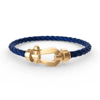 [Glow Muse]FORCE LARGE HORSESHOE NO DIAMOND BRACELET GOLD