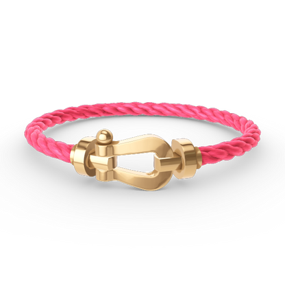 [Glow Muse]FORCE LARGE HORSESHOE NO DIAMOND BRACELET GOLD