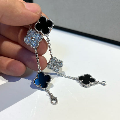 [⭐Glow Muse] CLOVER 5 MOTIF ONYXS BRACELET COLLECTION