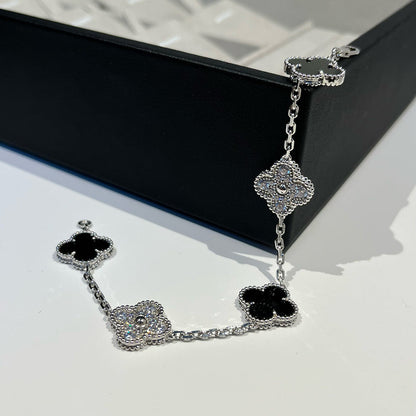 [⭐Glow Muse] CLOVER 5 MOTIF ONYXS BRACELET COLLECTION