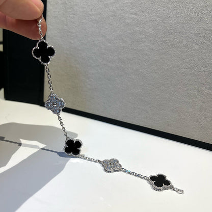 [⭐Glow Muse] CLOVER 5 MOTIF ONYXS BRACELET COLLECTION
