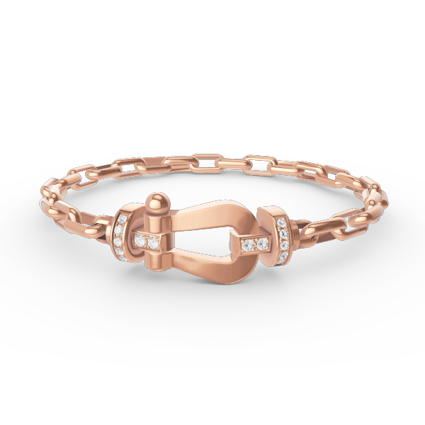 [Glow Muse]FORCE LARGE HORSESHOE CLASP  METAL BRACELET