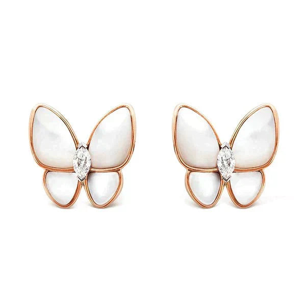 [Glow Muse]BUTTERFLY MOP DIAMOND EARRINGS