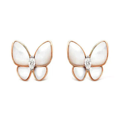 [Glow Muse]BUTTERFLY MOP DIAMOND EARRINGS