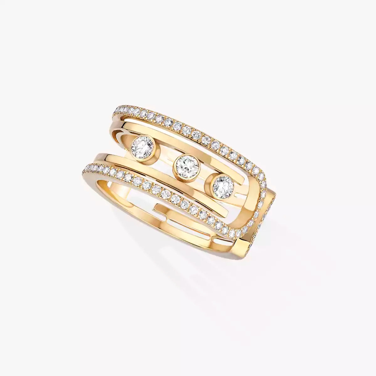 [Glow Muse]Move 10th Diamond Ring in Gold