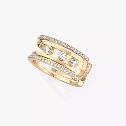 [Glow Muse]Move 10th Diamond Ring in Gold