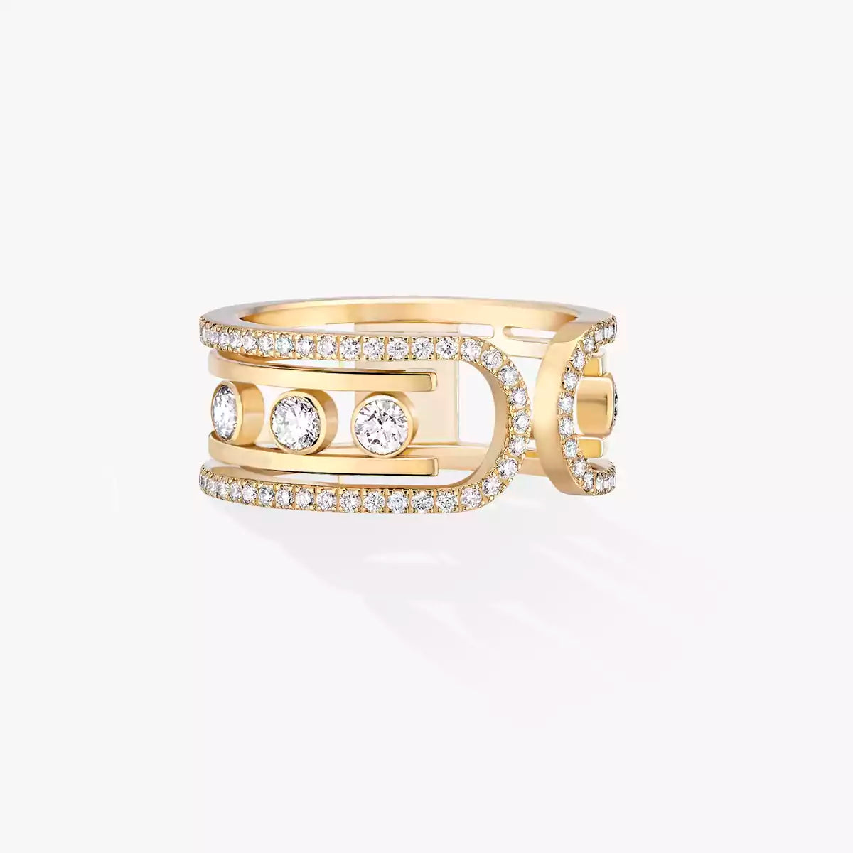 [Glow Muse]Move 10th Diamond Ring in Gold