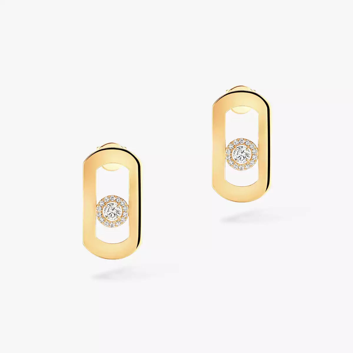 [Glow Muse]So Move Diamond Earrings in Yellow Gold