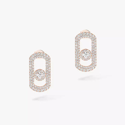[Glow Muse]So Move Pave_-Set Diamond Earrings in Silver