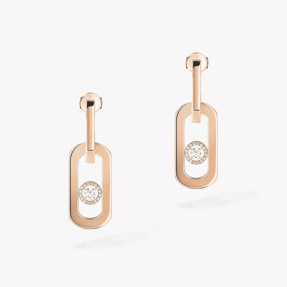 [Glow Muse]So Move XL Diamond Pendant Earrings