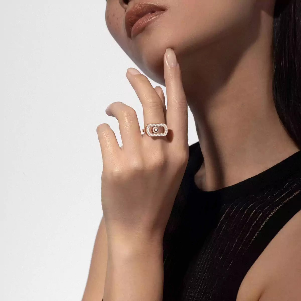 [Glow Muse]So Move Pave_-Set Diamond Ring