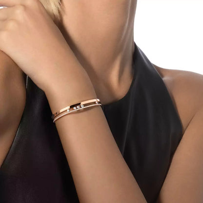 [Glow Muse]Move Romane Diamond Bangle Bracelet