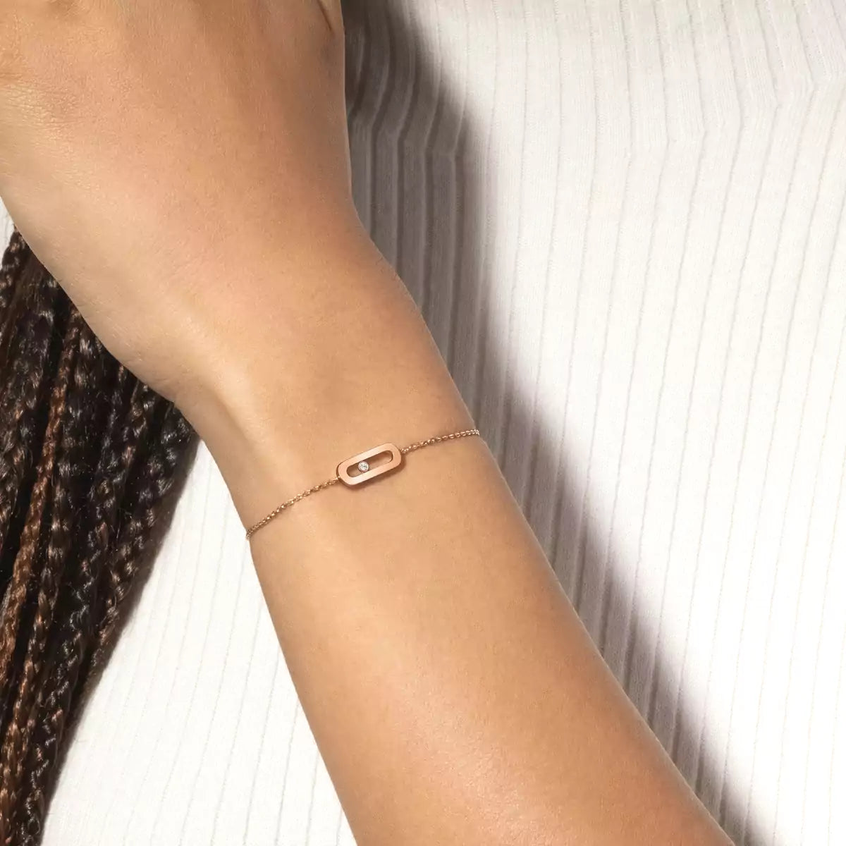[Glow Muse]Move Uno Diamond Bracelet