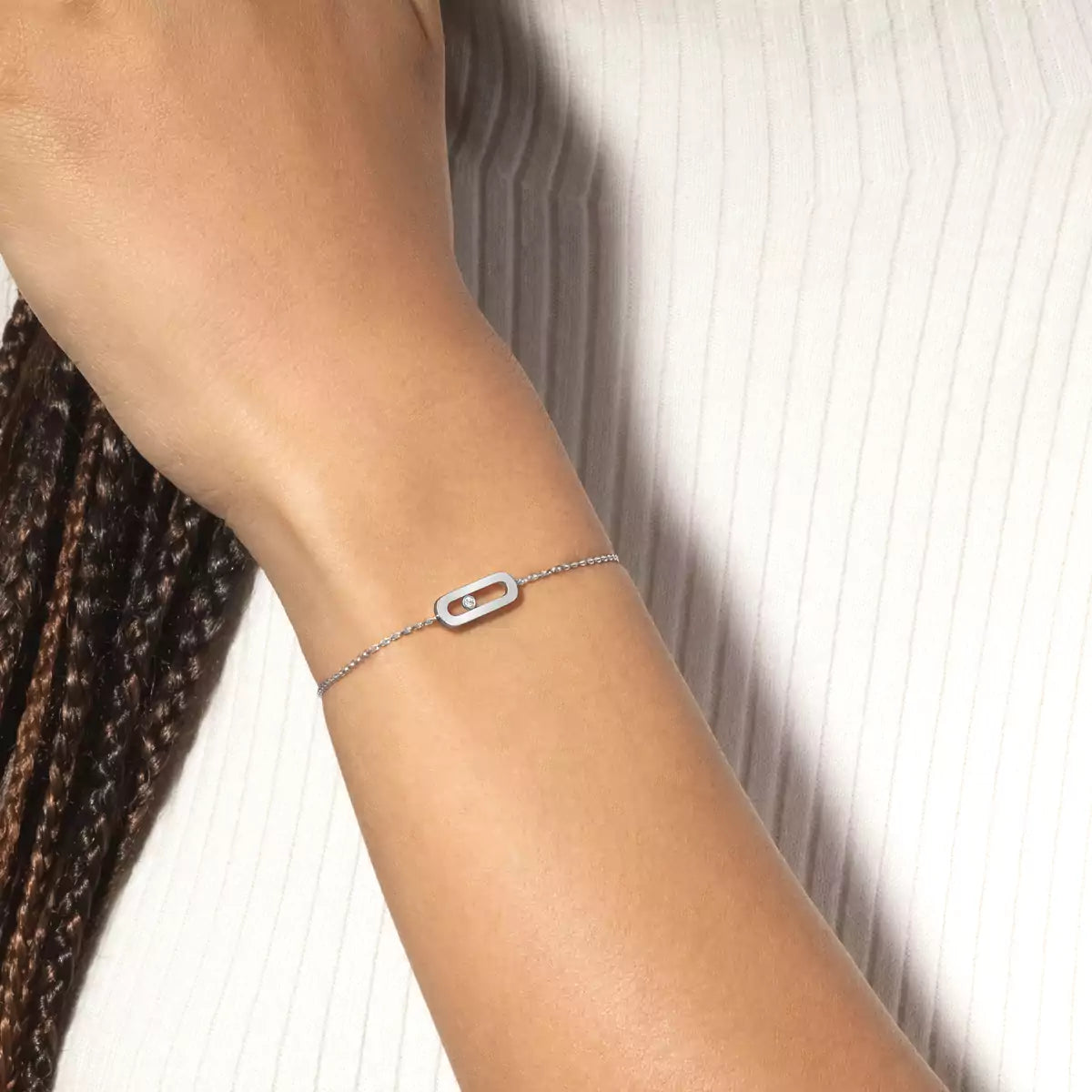 [Glow Muse]Move Uno Diamond Bracelet