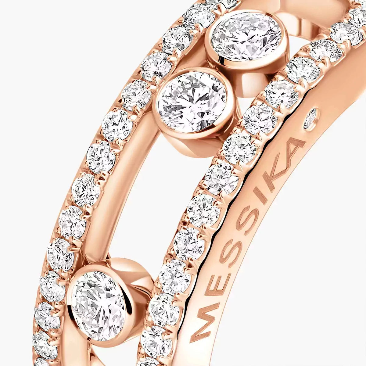 [Glow Muse] Move Gold Diamond Pave_ Ring