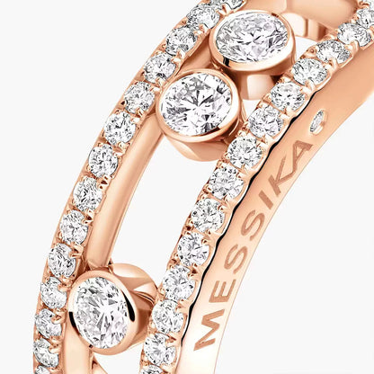 [Glow Muse] Move Gold Diamond Pave_ Ring