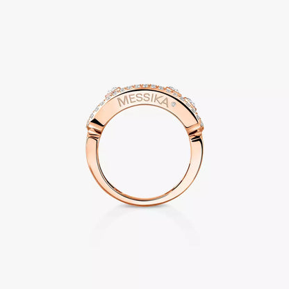 [Glow Muse] Move Gold Diamond Pave_ Ring