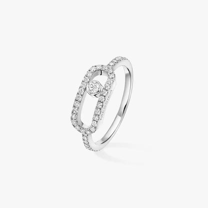 [Glow Muse]Move Uno Diamond Ring in Gold