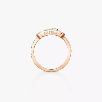 [Glow Muse]Move Uno Diamond Ring in Gold