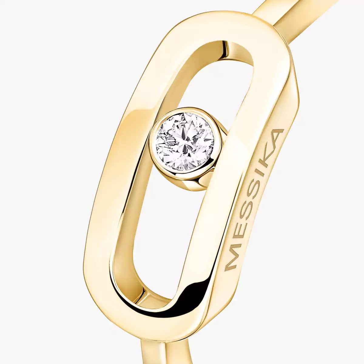 [Glow Muse]Move Uno Diamond Ring in Gold