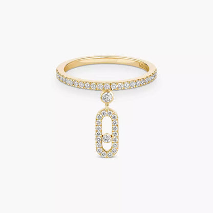 [Glow Muse]Move Uno Diamond Ring