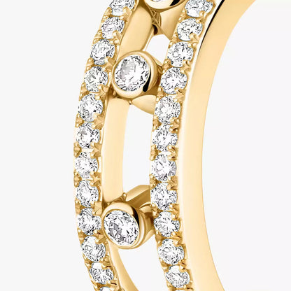 [Glow Muse]Diamond Pave_ Hoop Earrings Move