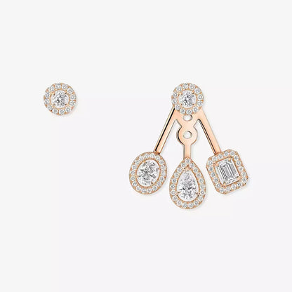 [Glow Muse] My Twin Trio  Diamond Earrings