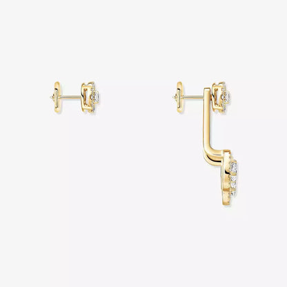 [Glow Muse] My Twin Trio  Diamond Earrings