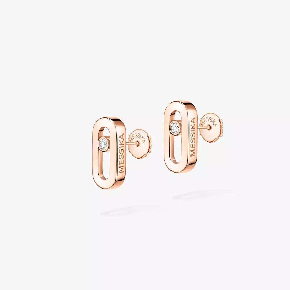 [Glow Muse]Move Uno Diamond Stud Earrings