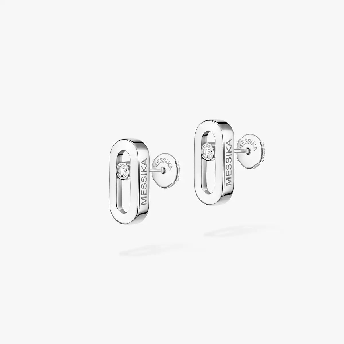 [Glow Muse]Move Uno Diamond Stud Earrings