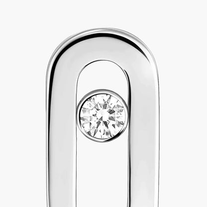 [Glow Muse]Move Uno Diamond Stud Earrings