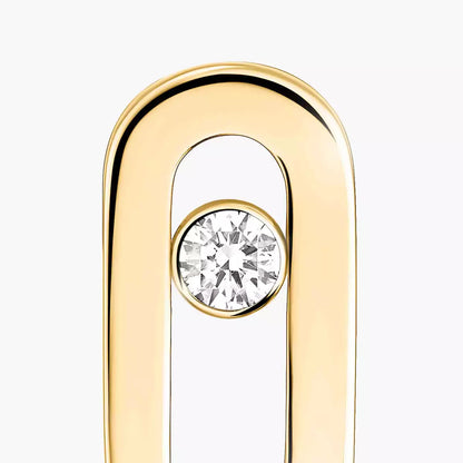 [Glow Muse]Move Uno Diamond Stud Earrings
