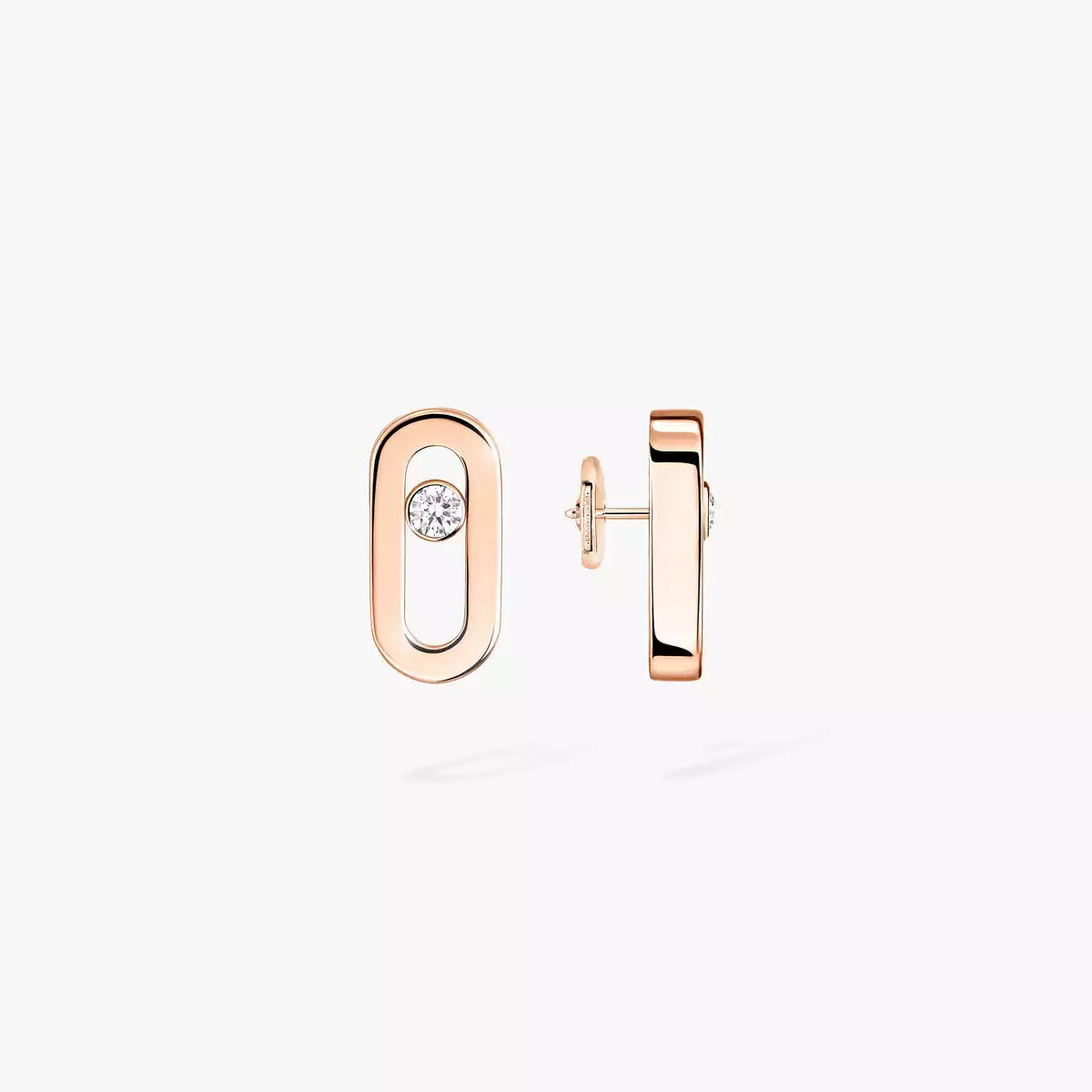 [Glow Muse]Move Uno Diamond Stud Earrings