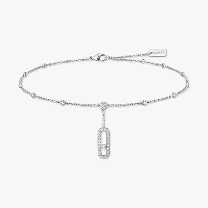 [Glow Muse] Move Uno pavé ankle bracelet