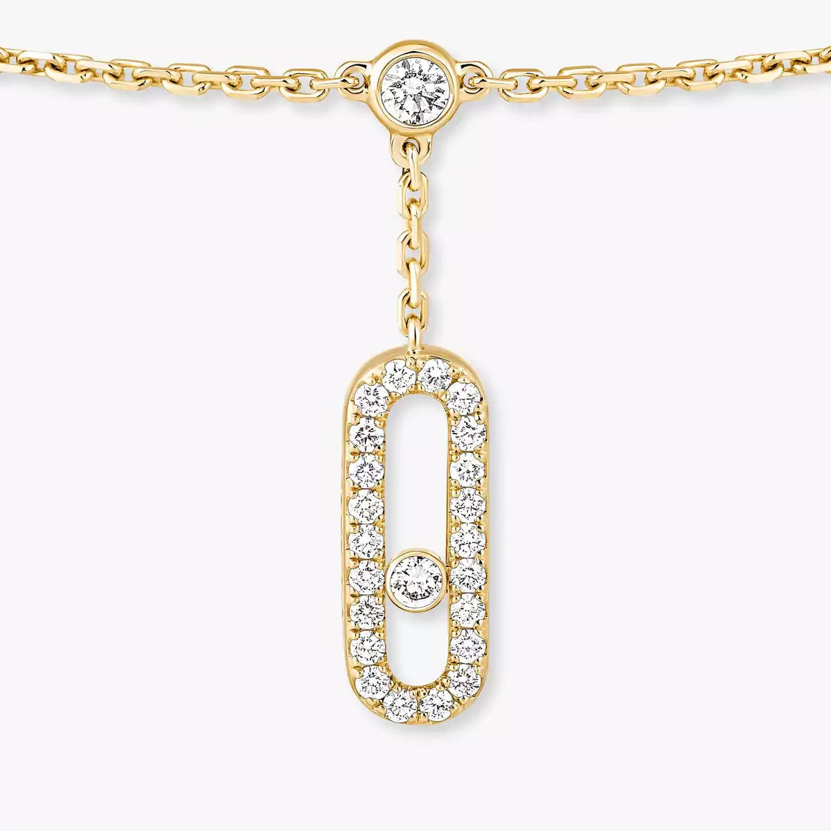 [Glow Muse] Move Uno pavé ankle bracelet