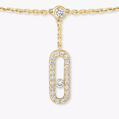 [Glow Muse] Move Uno pavé ankle bracelet