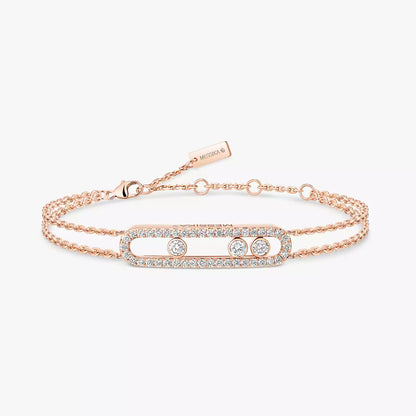 [Glow Muse] Move Classique pavé bracelet