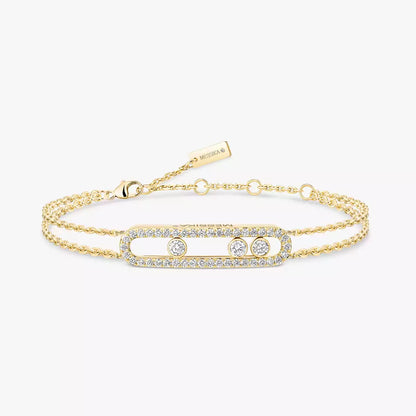 [Glow Muse] Move Classique pavé bracelet