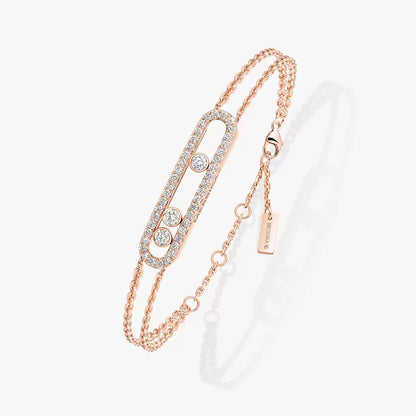 [Glow Muse] Move Classique pavé bracelet