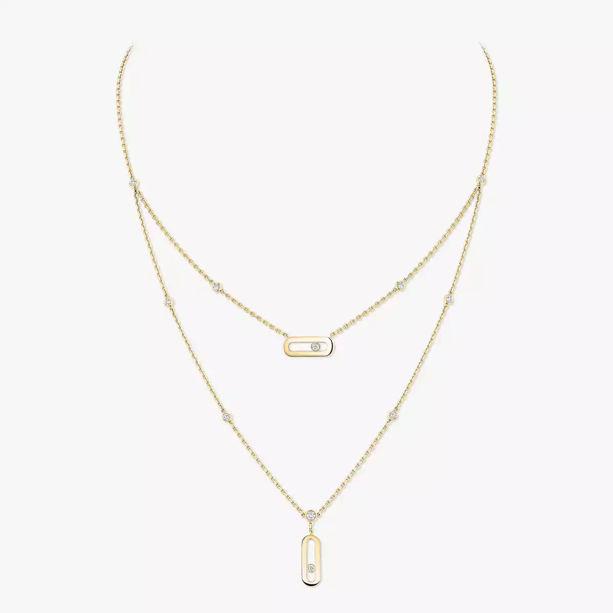[Glow Muse] Move Uno Diamond Necklace