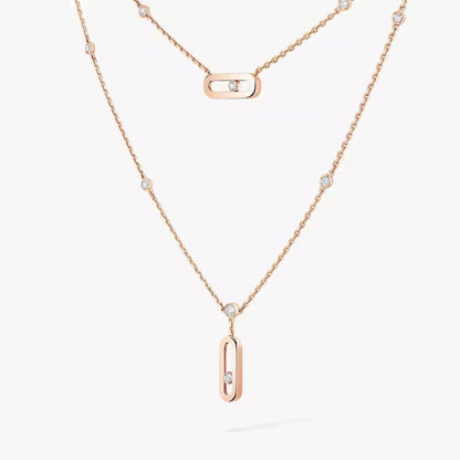 [Glow Muse] Move Uno Diamond Necklace