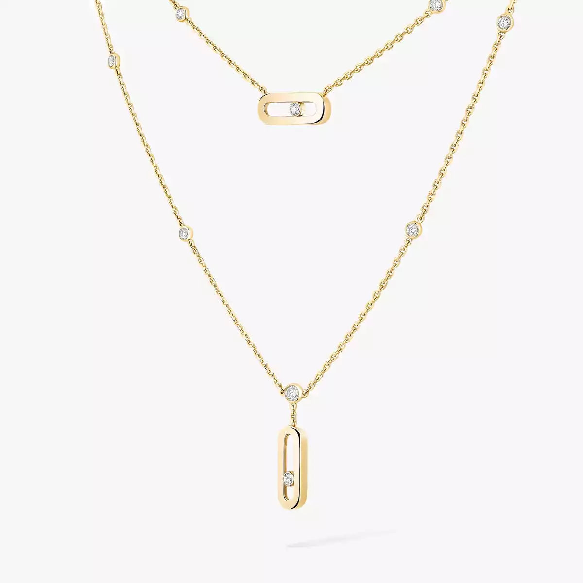 [Glow Muse] Move Uno Diamond Necklace