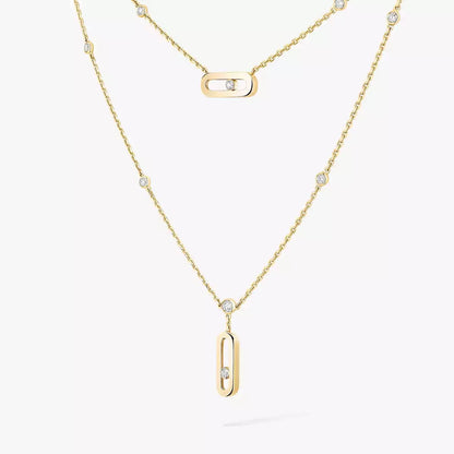 [Glow Muse] Move Uno Diamond Necklace