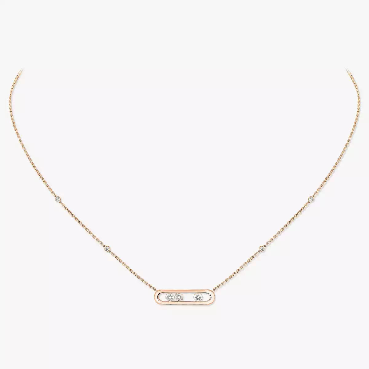 [Glow Muse] Baby Move Gold Diamond Necklace