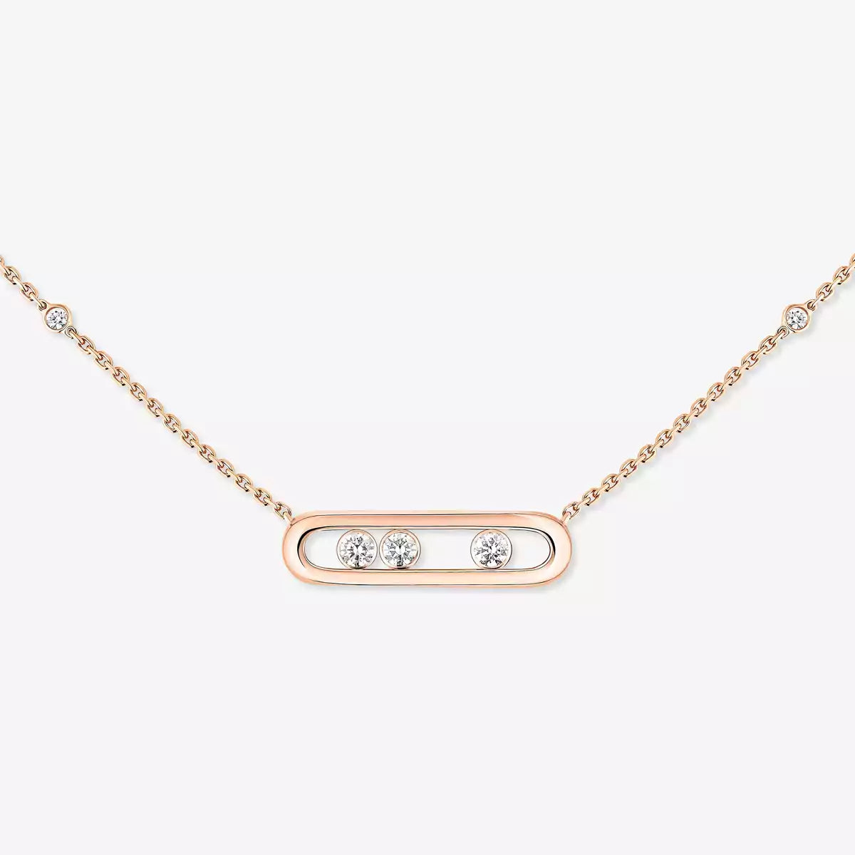 [Glow Muse] Baby Move Gold Diamond Necklace