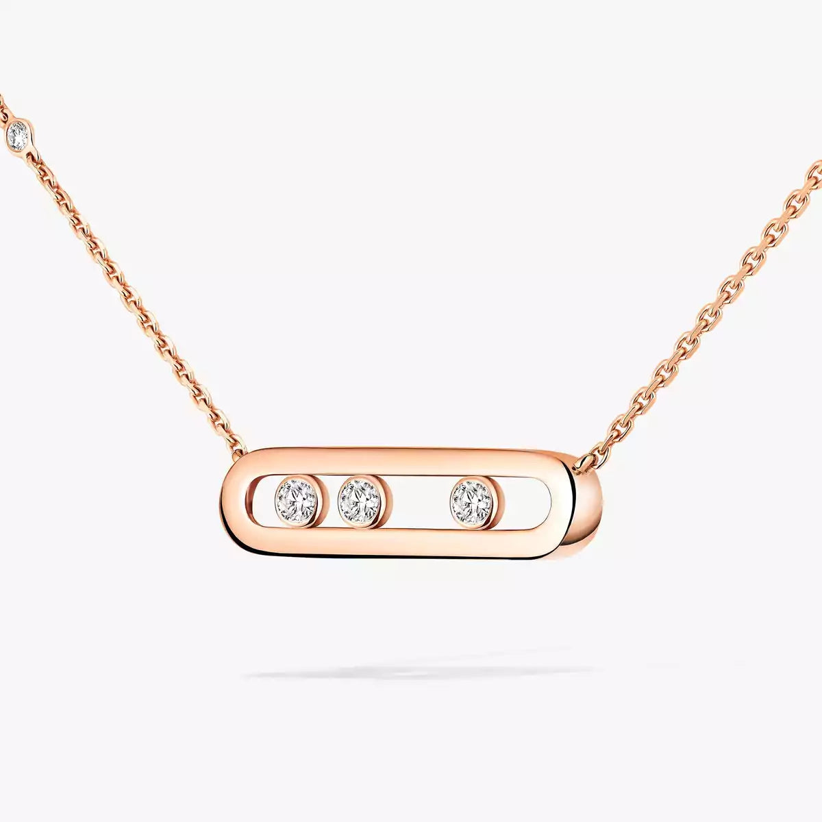 [Glow Muse] Baby Move Gold Diamond Necklace